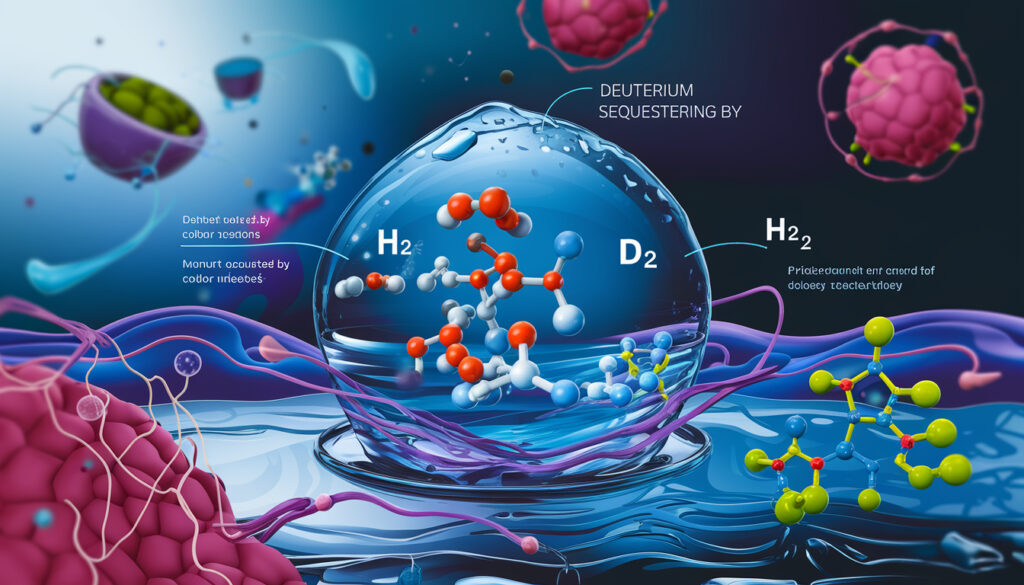 Is Deuterium Sequestering by Reactive Carbon Atoms an Important Mechanism to Reduce Deuterium Content in Biological Water?